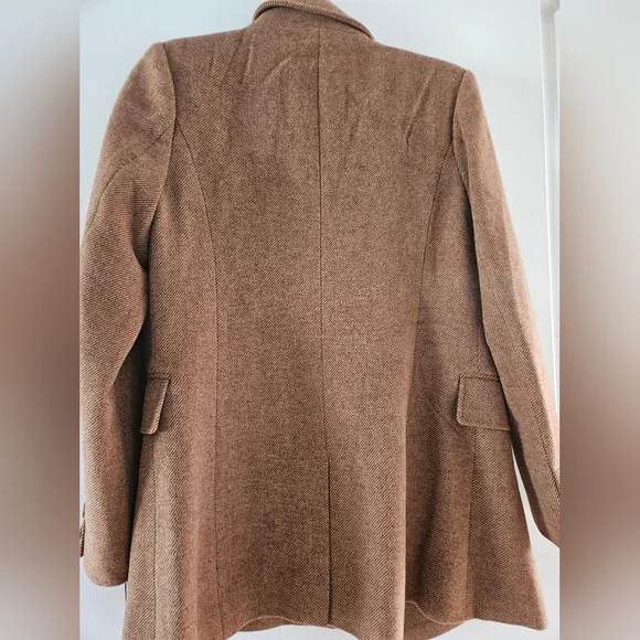 Anthropologie Avec Les Filles Tan Double-Breasted Blazer - Picture 2 of 4